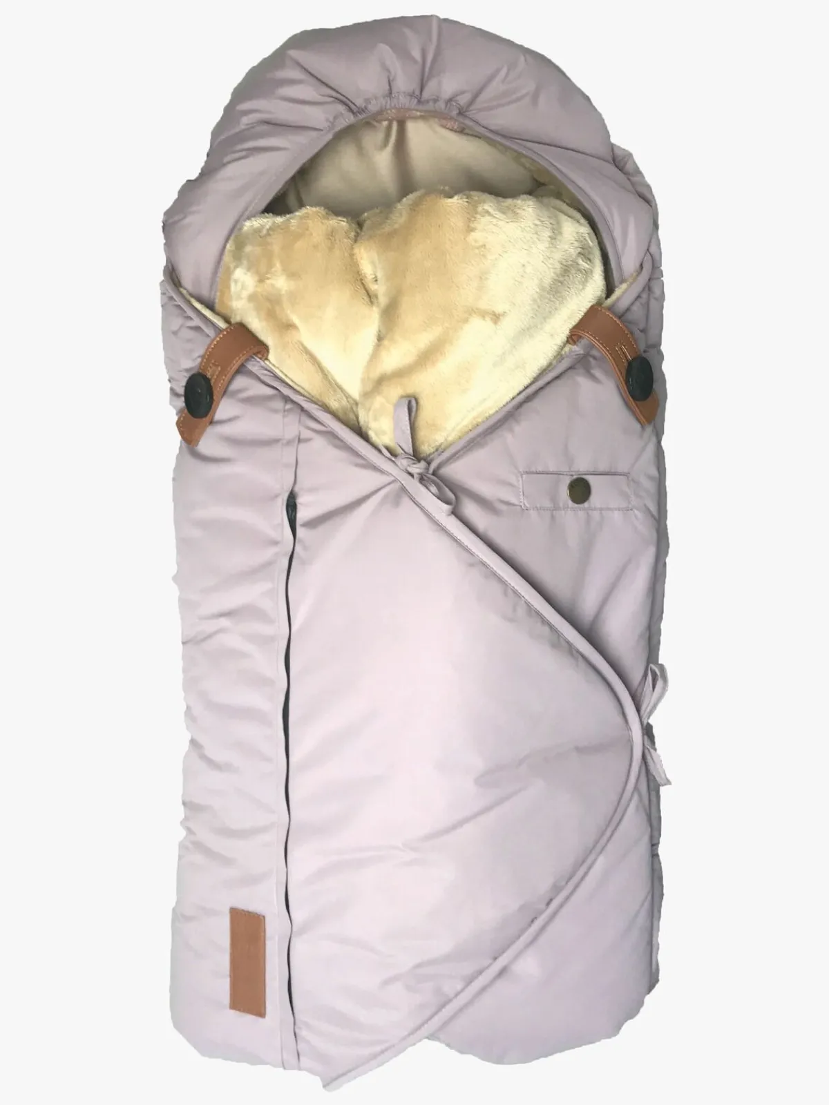 Sleepbag Køreposer*Mini Vinterkørepose, Dusty Purple/Brown Lilla