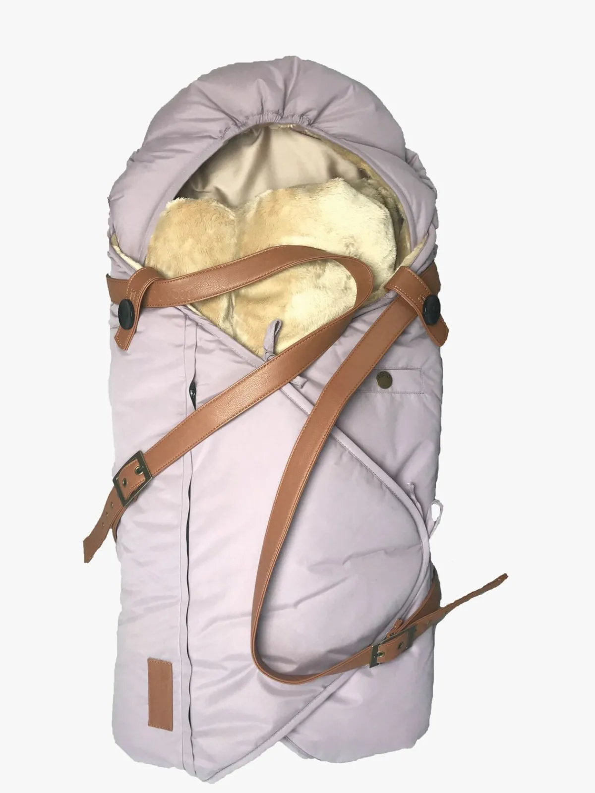 Sleepbag Køreposer*Mini Vinterkørepose, Dusty Purple/Brown Lilla