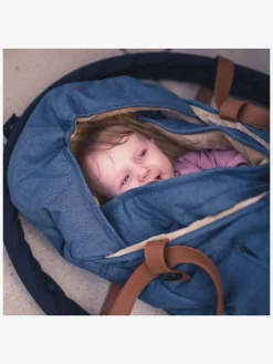 Sleepbag Køreposer*Mini Vinterkørepose, Grey Mélange/Brown Grå