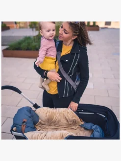 Sleepbag Køreposer*Mini Vinterkørepose, Grey Mélange/Brown Grå