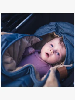 Sleepbag Køreposer*Mini Vinterkørepose, Grey Mélange/Brown Grå