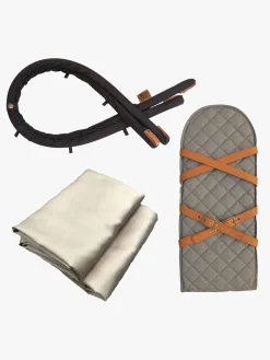 Sleepbag Køreposer*Tilbehørspakke Mini, Grey Mélange/Brown Grå