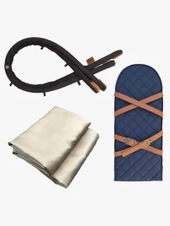 Sleepbag Køreposer>Tilbehørspakke Mini, Midnight Petrol/Brown