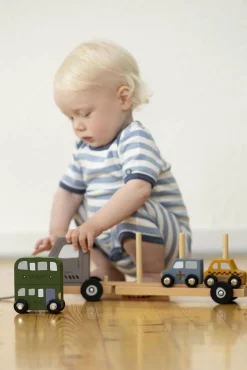 Smallstuff Trælegetøj>Træklegetøj Biltransport