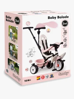 Smoby Baby Balade Trehjulet Cykel Plus, Pink