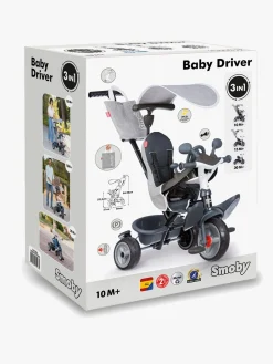Smoby Cykler>Baby Driver Trehjulet Cykel Plus, Grå