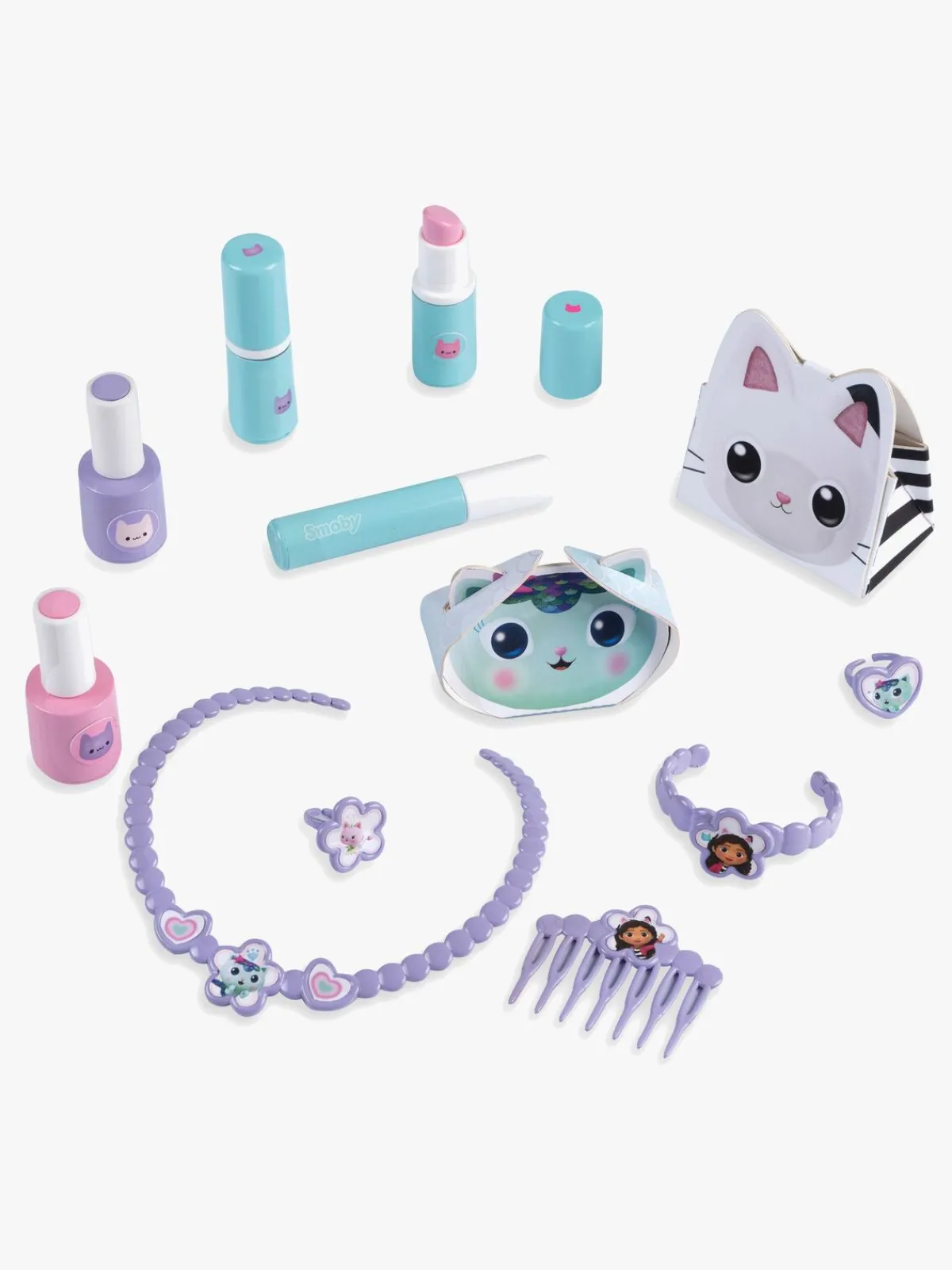 Smoby Rolleleg>Gabby's Dollhouse 2-i-1 Sminkebord med Skammel