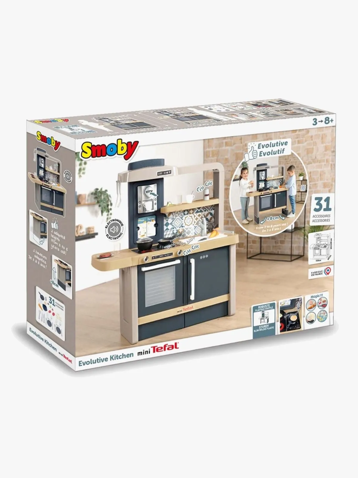 Smoby Legekøkken Tefal Evolutive