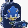 SonicTheHedgehog Tasker*Sonic The Hedgehog 3D Rygsæk 6L & Penalhus