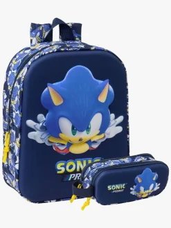 SonicTheHedgehog Tasker*Sonic The Hedgehog 3D Rygsæk 6L & Penalhus