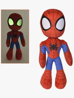 SpideyandFriends Dukker & Bamser*Spidey and His Amazing Friends Bamse Spidey Selvlysende 25 cm