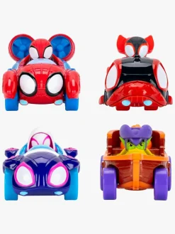SpideyandFriends Legetøjsbiler & -Fartøjer>Spidey And His Amazing Friends Bilsæt 4-pak