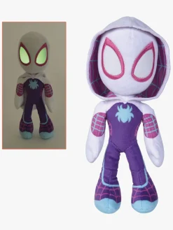 SpideyandFriends Dukker & Bamser*Spidey and His Amazing Friends Bamse Ghost Spider Selvlysende 25 cm