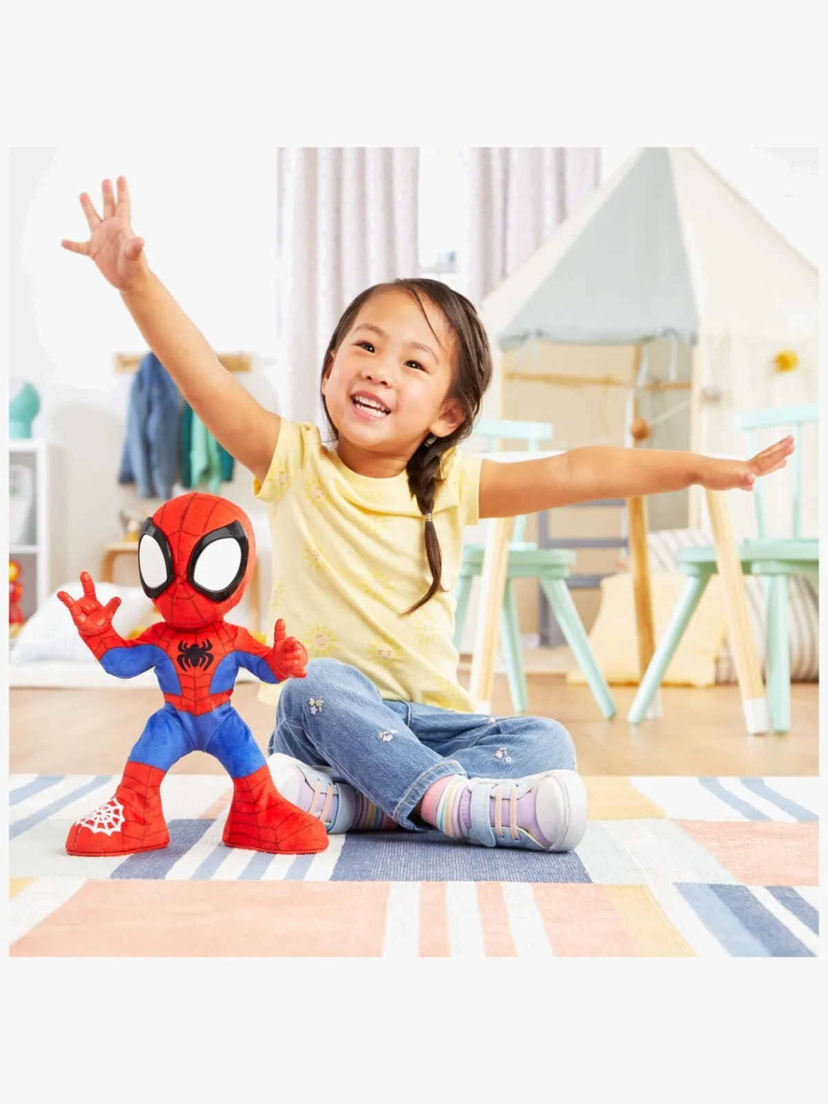 SpideyandFriends Interaktivt Legetøj*Spidey and His Amazing Friends Figur Dance 'n Crawl Spidey