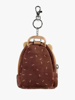 Squishmallows Tilbehør*Nøglering Micro Rygsæk, Hans Brun/Beige