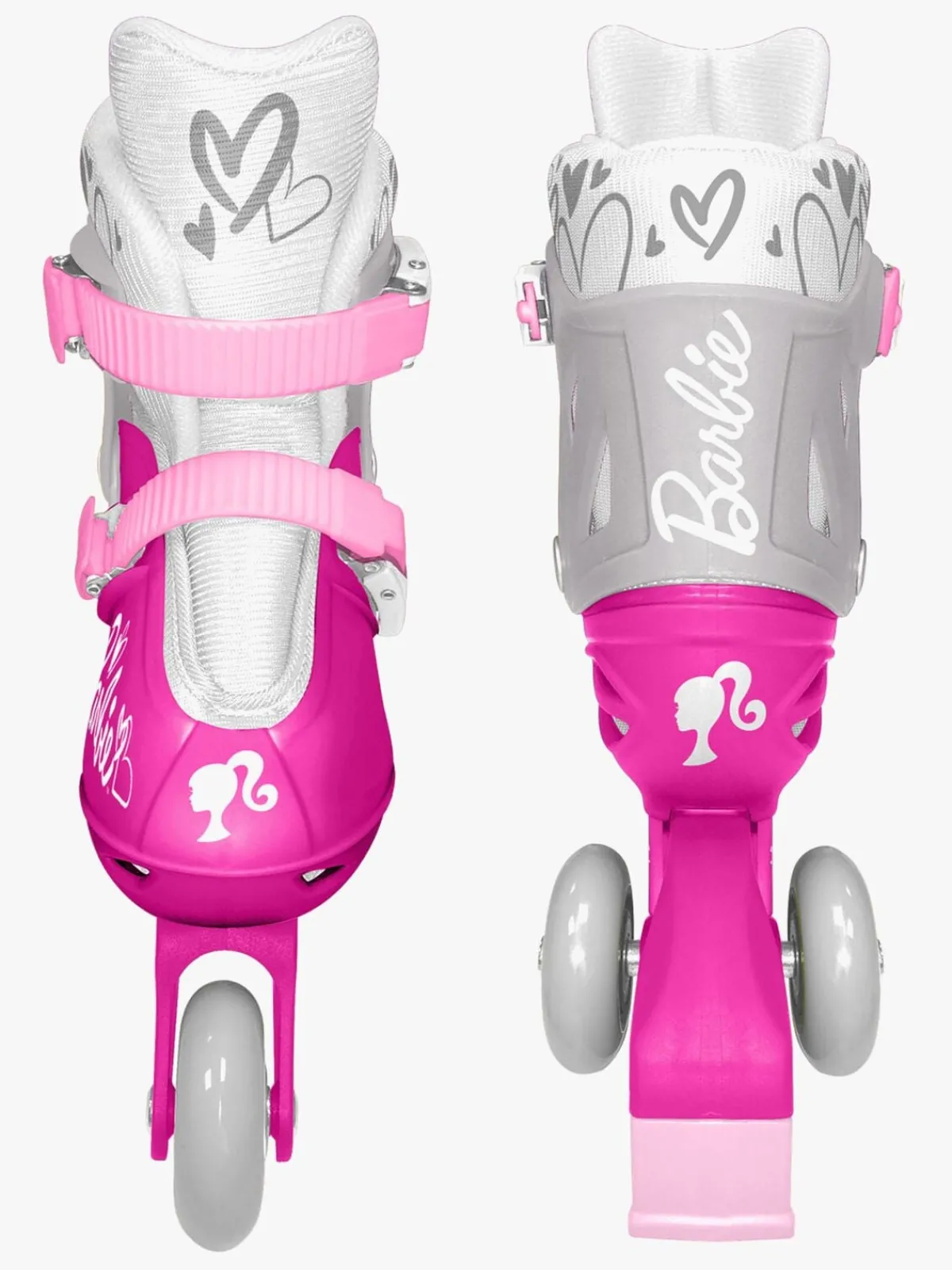 Barbie Skating*Stamp Justerbar 2-i-1 Inliners Størrelse 27-30, Pink