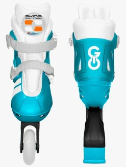 Stamp Skating*Skids Control Inliners Størrelse 30-33, Blå/Grå