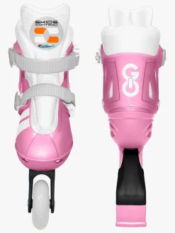 Stamp Skating>Skids Control Inliners Størrelse 30-33, Lyserød/Grå