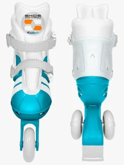 Stamp Skating*Skids Control Justerbar 2-i-1 Inliners Størrelse 27-30, Blå/Grå