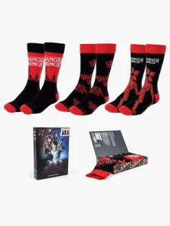 StrangerThings Undertøj*Stranger Things Strømper 3-pak, Flerfarvet