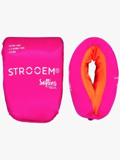 Strooem Uv & Strand*Softies Badevinger, Pink-Orange Lyserød/Orange