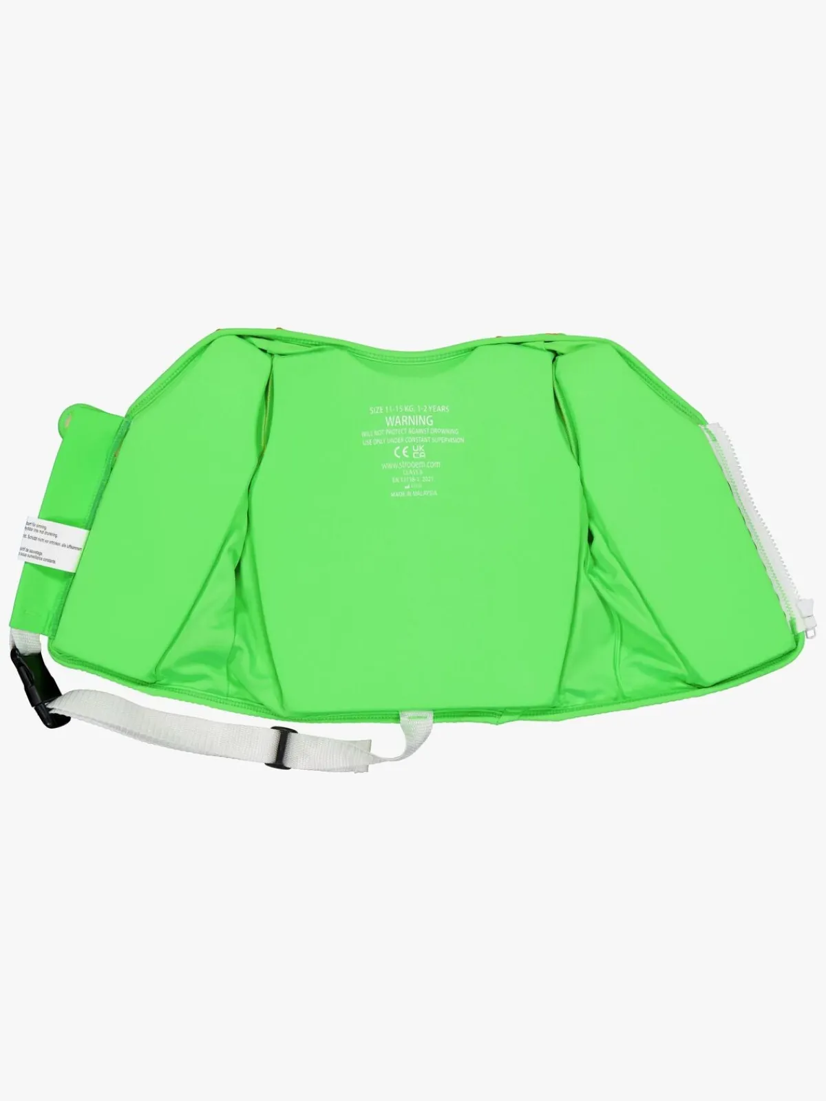 Børn Strooem Svømmevest, Orange-Lime