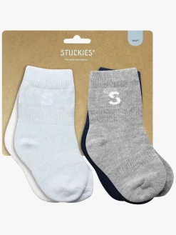 STUCKIES Undertøj*Strømper Baby 4-pak, Wavy