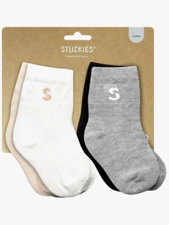 Børn STUCKIES Undertøj>Strømper Baby 4-pak, Classic