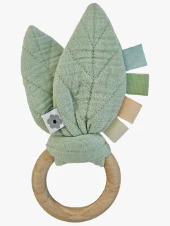 Summerville Babylegetøj>Organic Aktivitetslegetøj Raslende Blad, Cameo Green