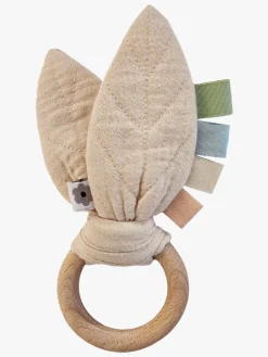 Summerville Babylegetøj>Organic Aktivitetslegetøj Raslende Blad, Sandshell