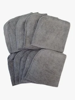 Summerville Pleje & Hygiejne*Organic Vaskeklude 10-Pak Øko, Grå Grå