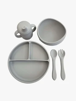 Summerville Spisetid>Spisesæt 5 Dele, Silver Grey