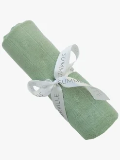 Børn Summerville Tæppe/ Stofble i Musselin, Cameo Green