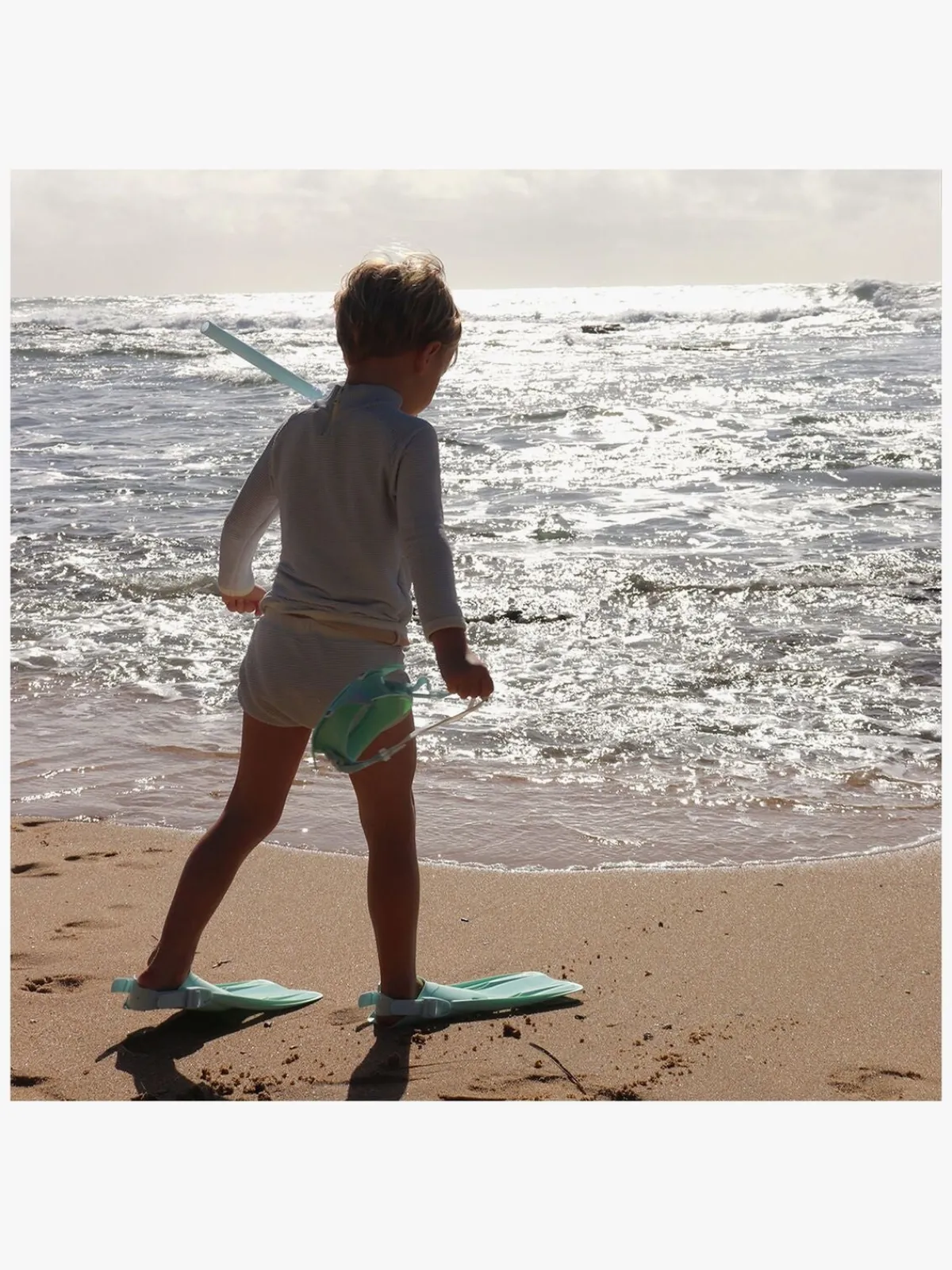 SUNNYLiFE Svømning>Snorkelsæt Barn Small, Salty the Shark Multi