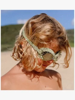 SUNNYLiFE Svømning*Svømmebriller, Cookie the Croc Khaki Grøn