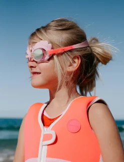 SUNNYLiFE Svømning*Svømmebriller, Melody the Mermaid Neon Strawberry Lyserød