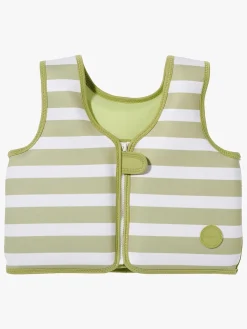 SUNNYLiFE Uv & Strand*Svømmevest, Into the Wild Khaki Grøn/Hvid