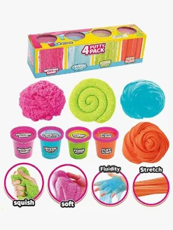 Suntoy Lærerig Leg|Eksperimenter & Videnskab*Klemmeslime 4-pak Flerfarvet