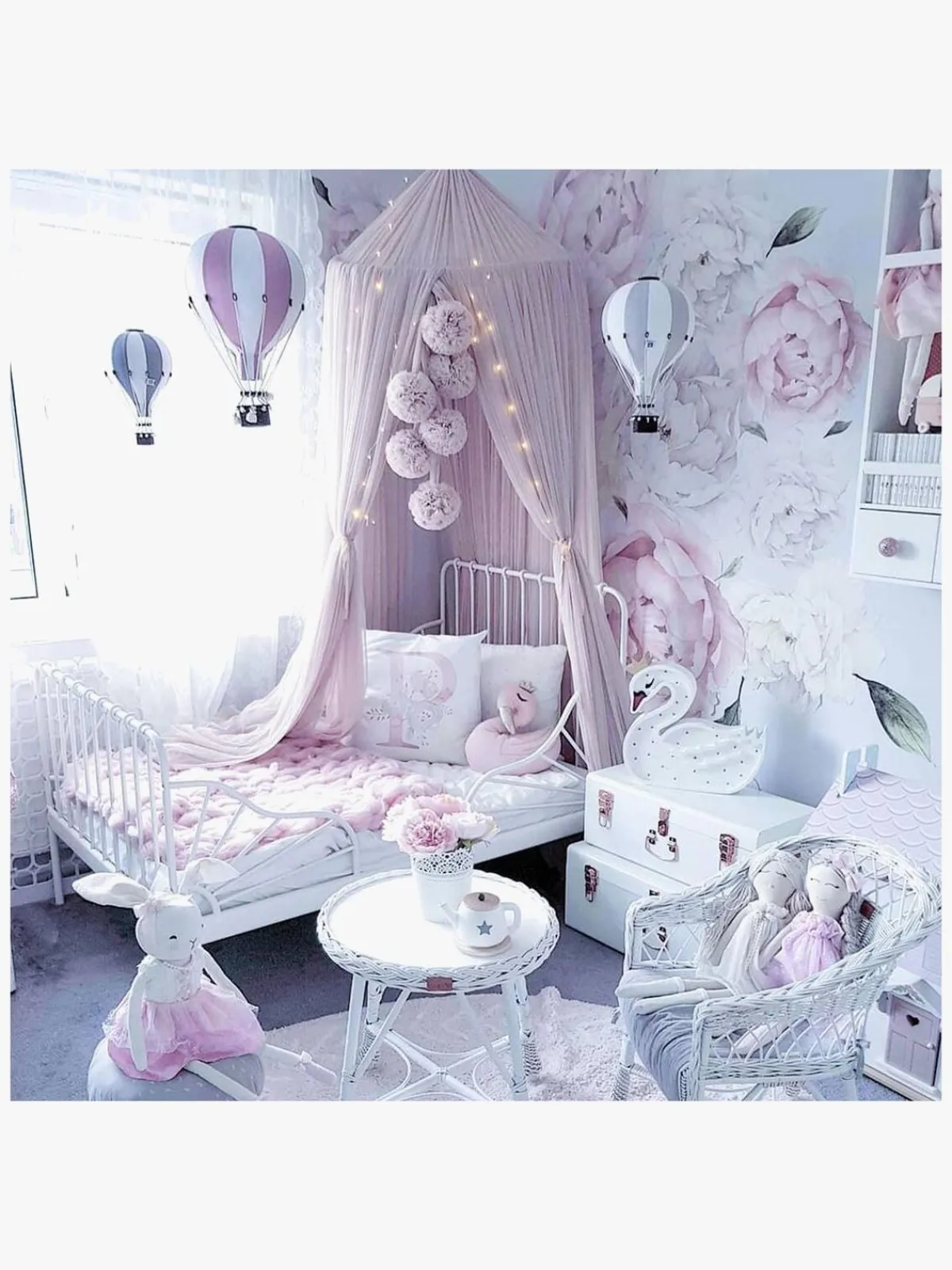 Børn SuperBalloon Super Balloon Luftballon M, Lyserød