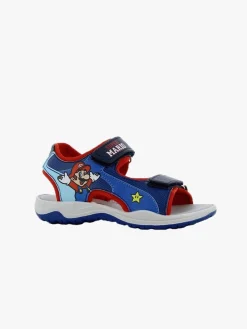 Børn SuperMario Super Mario Sandaler, Navy/Red