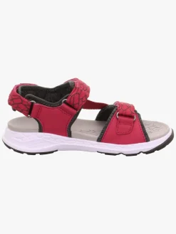 Superfit Sandaler & Klipklapper*Criss Cross Sandaler, Rød/Grøn Rød/Grøn