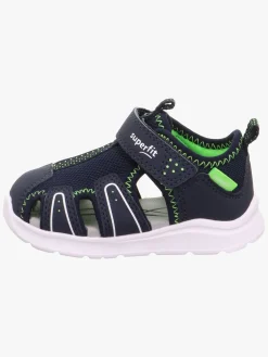 Børn Superfit Sandaler & Klipklapper>Wave Sandaler, Blå/Lysegrøn