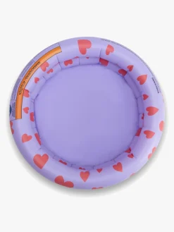 SwimEssentials Vandleg*Swim Essentials Badebassin 60 cm, Sweet Hearts Lila Lilla/Rød