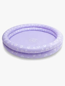 SwimEssentials Vandleg>Swim Essentials Badebassin 100 cm, Lila Leopard