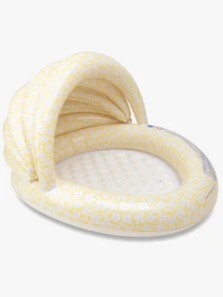 SwimEssentials Swim Essentials Badebassin med Solbeskyttelse 100 cm, Florish Yellow