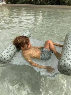 SwimEssentials Swim Essentials Flydende Hængekøje 116 cm, Green Leopard