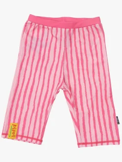 Swimpy Uv & Strand*UV-Bukser Pippi Langstrømpe, Pink Lyserød