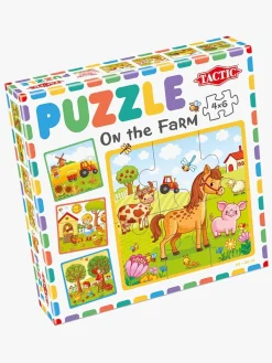 Tactic Puslespil Mit Første Puslespil - Farm, 4x6 Brikker