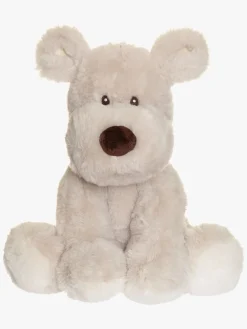 Teddykompaniet Dukker & Bamser*Bamse Mocca Hund 34 cm, Grå Grå