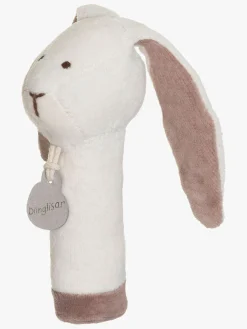 Teddykompaniet Babylegetøj*Diinglisar  Kanin Rangle, White